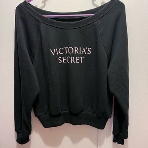 Victoria's Secret Black Logo Sweater